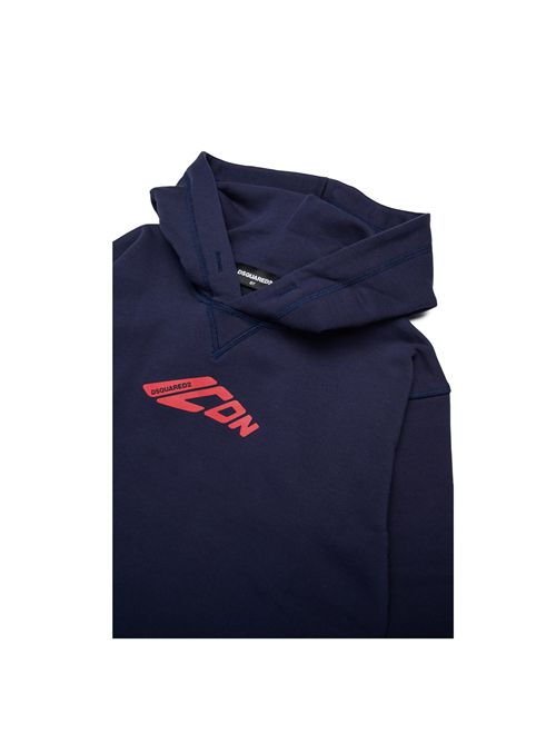 Felpa, unisex, logata. DSQUARED2 | DQ2940 D00ZFDQ883